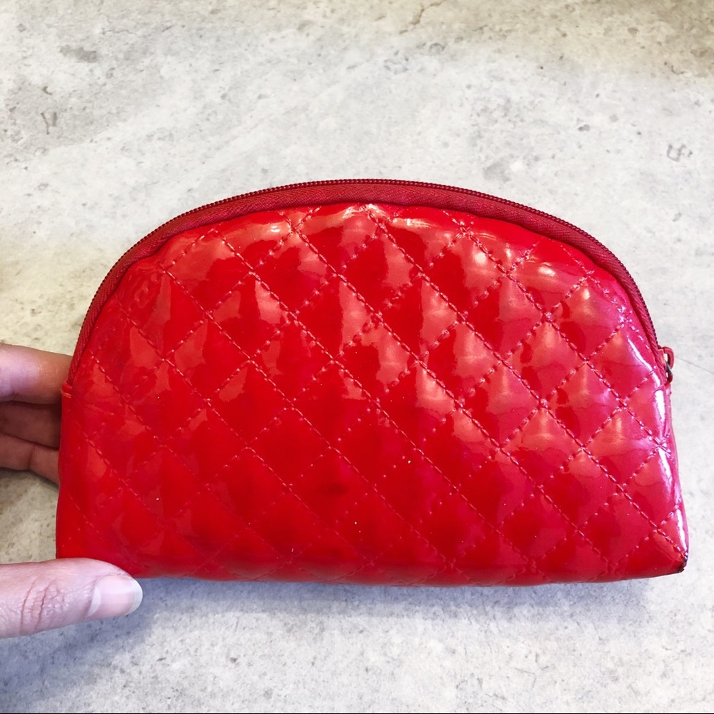 Ipsy Red Mini Makeup Bag
